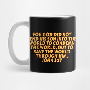 Bible Verse John 3:17 Mug